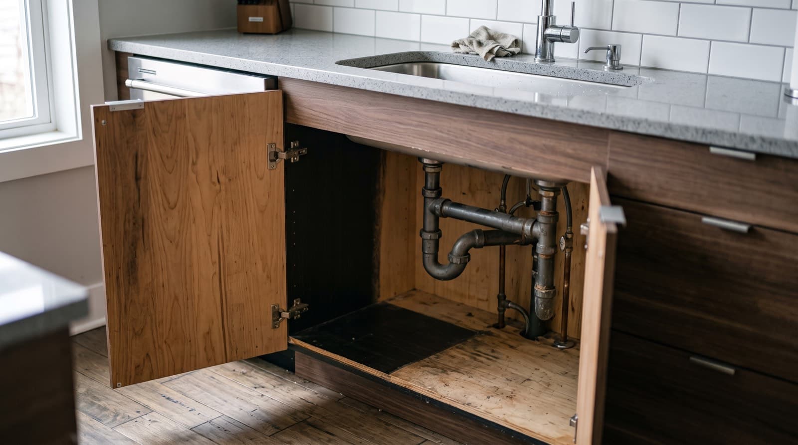 Fuite d'eau dans la cuisine : les endroits à vérifier avant d'appeler un pro