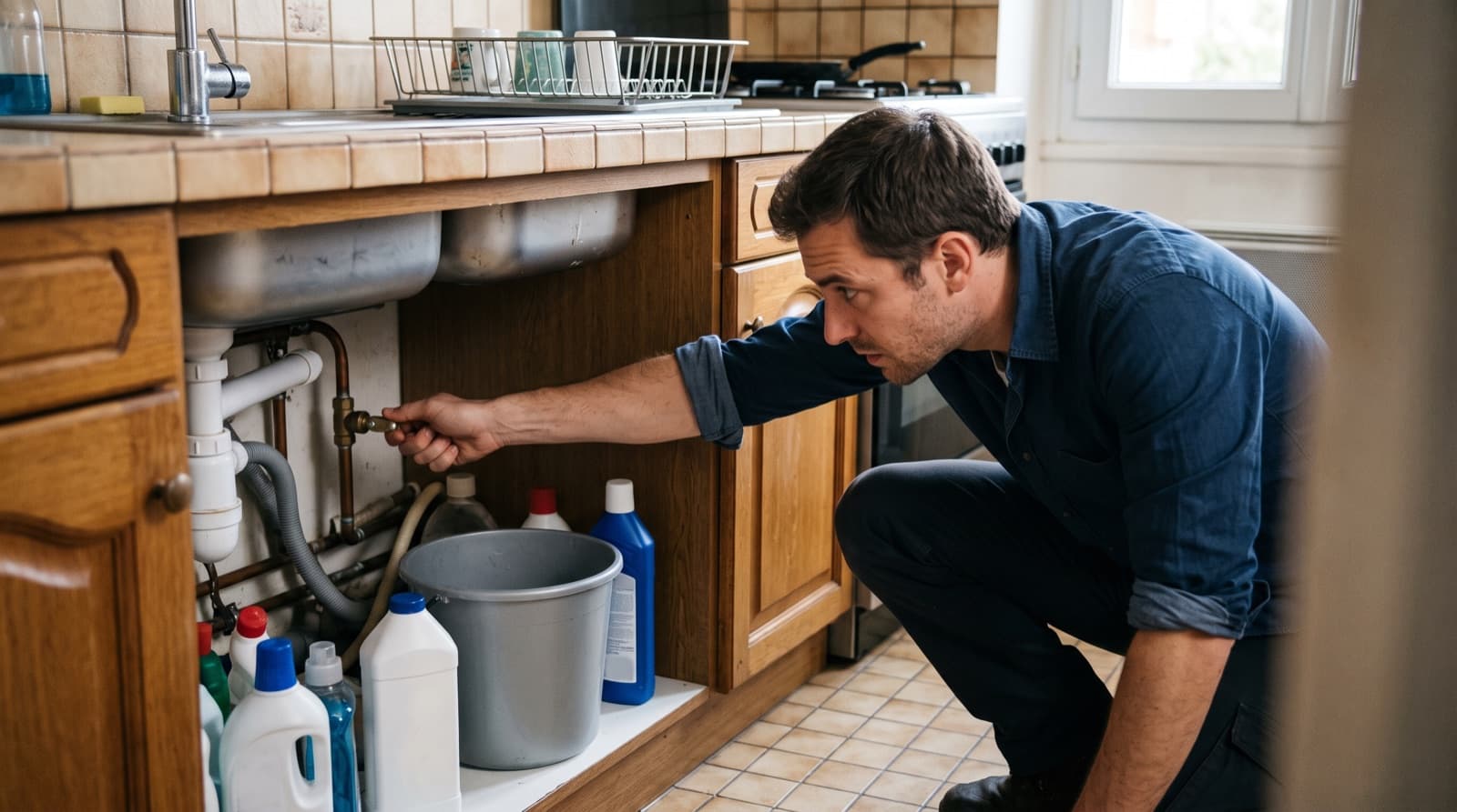 Fuite d'eau qui gicle : les bons réflexes en attendant le professionnel