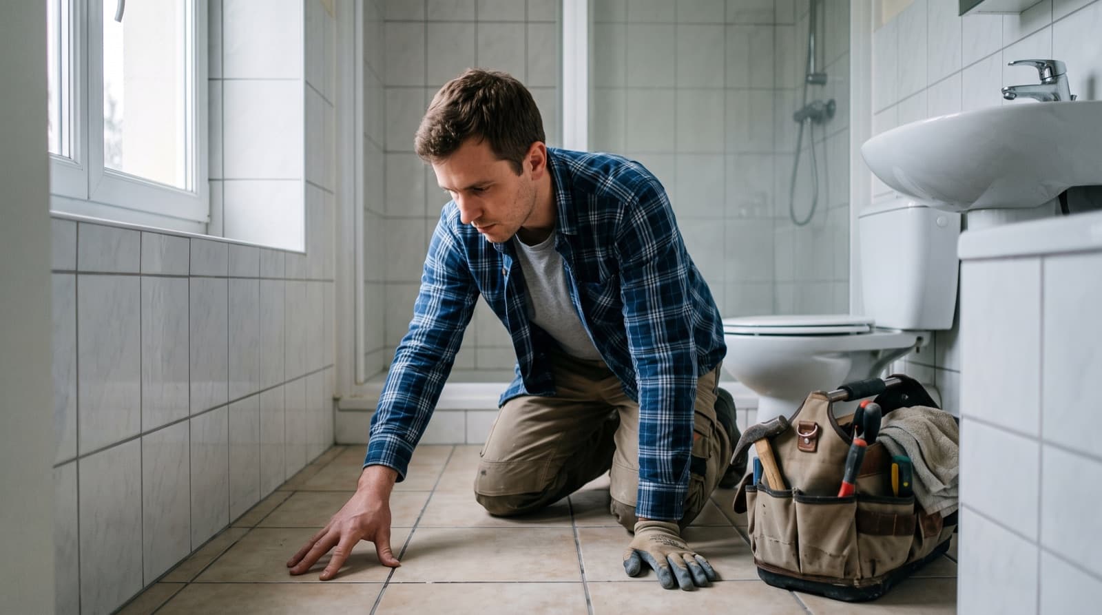 Fuite sous carrelage de salle de bain : comment la localiser sans tout retirer